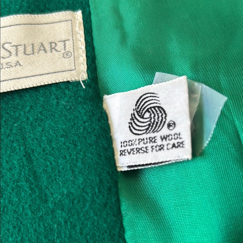 Michelle Stuart Emerald Green Textile - image 3